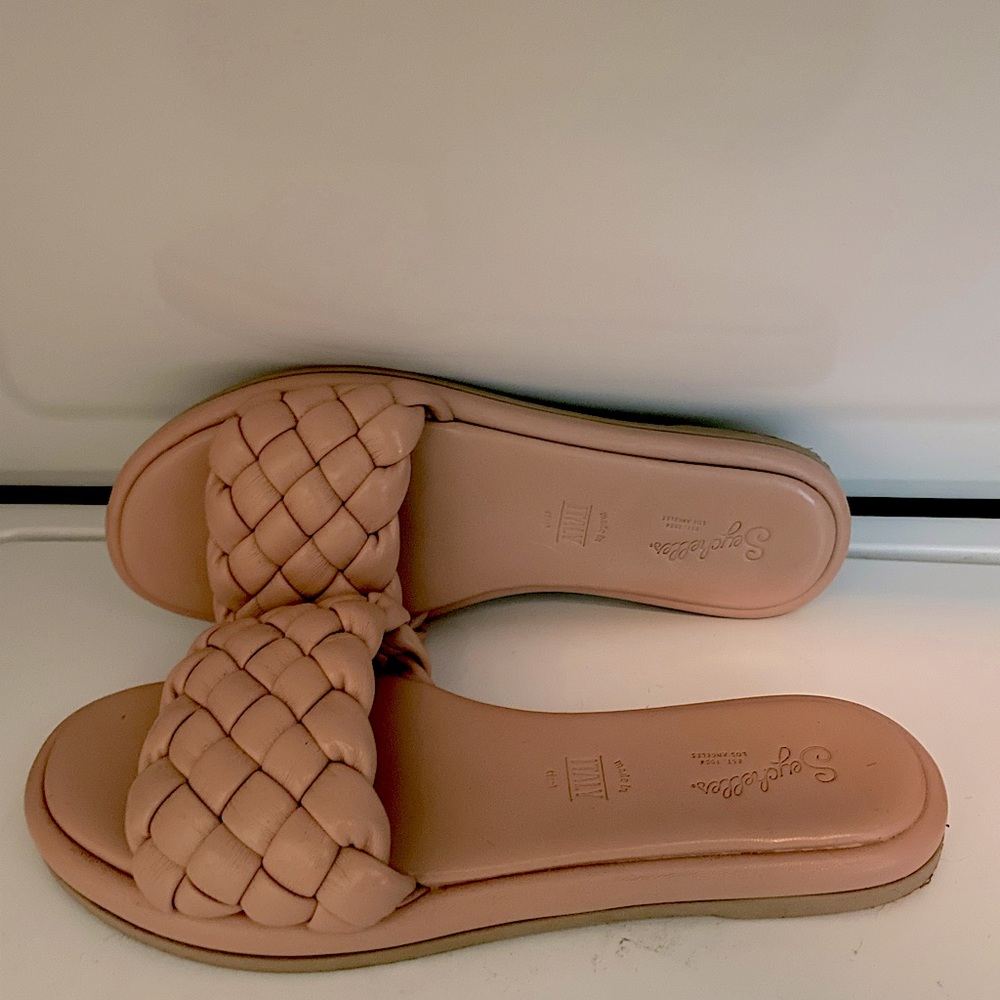 Seychelles Bellissima sandals - Vegan Leather Size 8 Nude